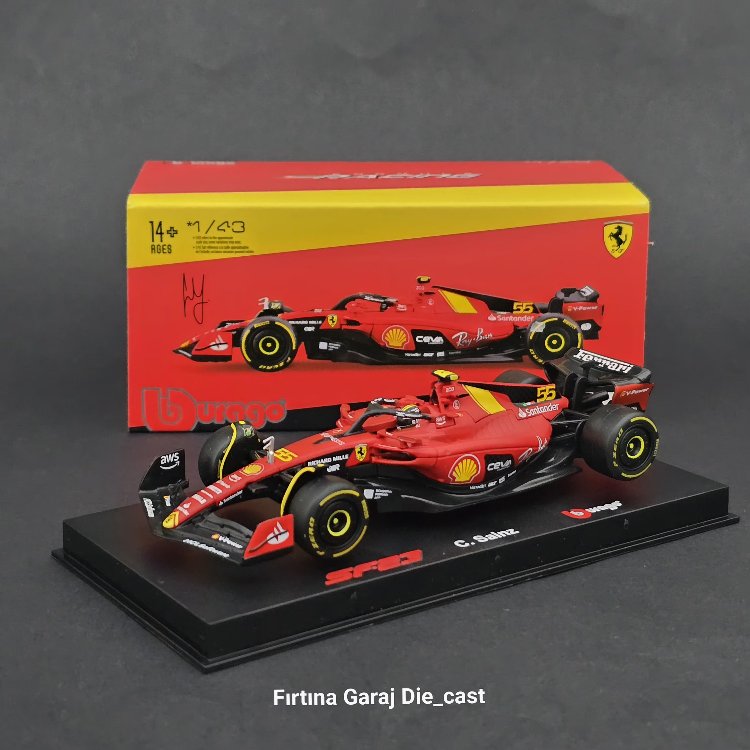 1:43 Ferrari SF23 Carlos Sainz 2023 Monza GP