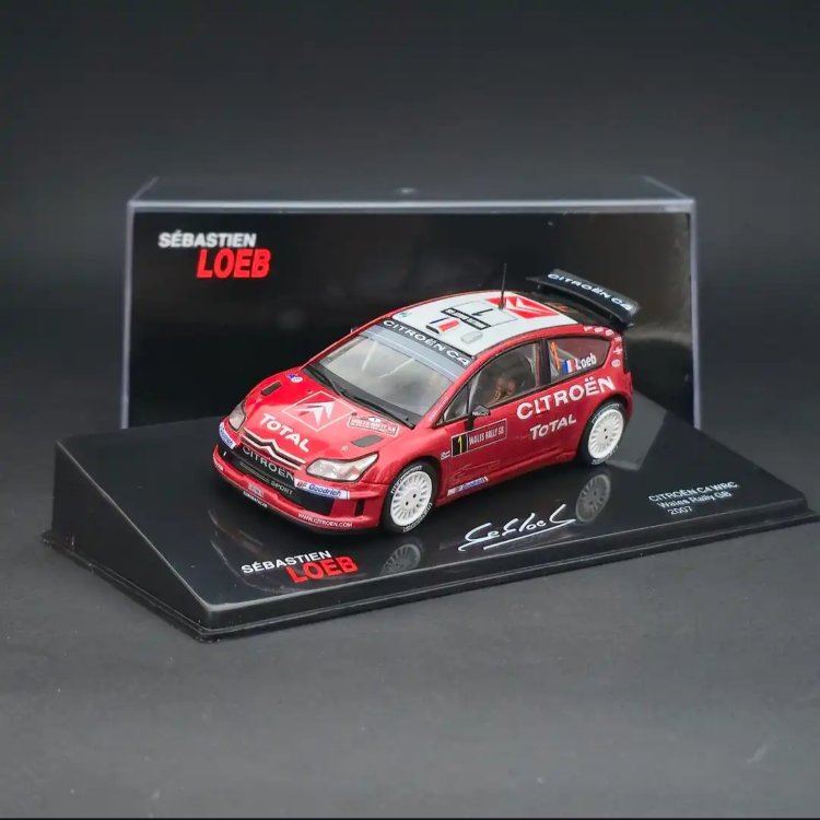 1:43 Citroen C4 WRC S.Loeb 2007 Dünya Ralli Şampiyonu 