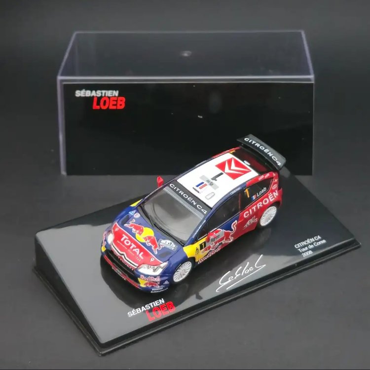 1:43 Citroen C4 WRC S.Loeb 2008 Dünya Ralli Şampiyonu 