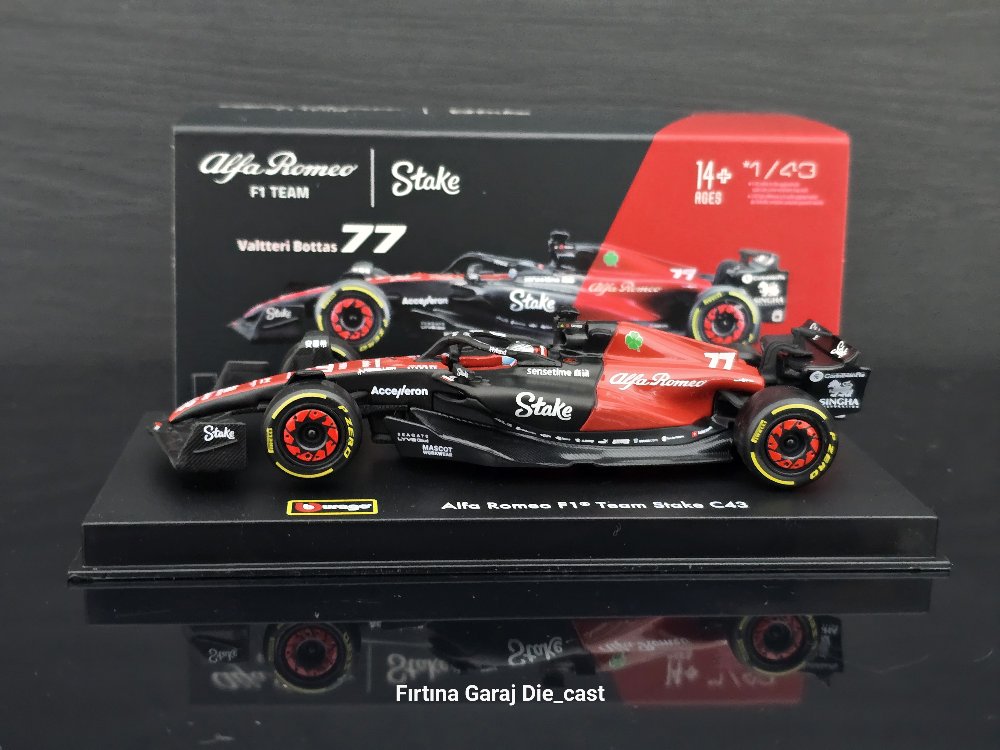 1:43 Alfa Romeo C43 Valteri Bottas 2023