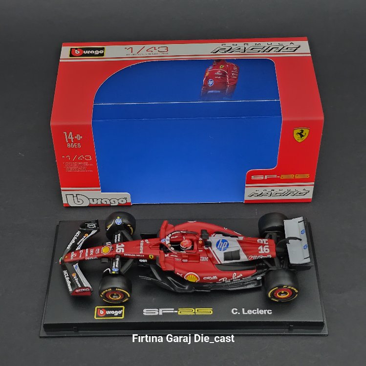 1:43 Ferrari SF25 Charles Leclerc 2025