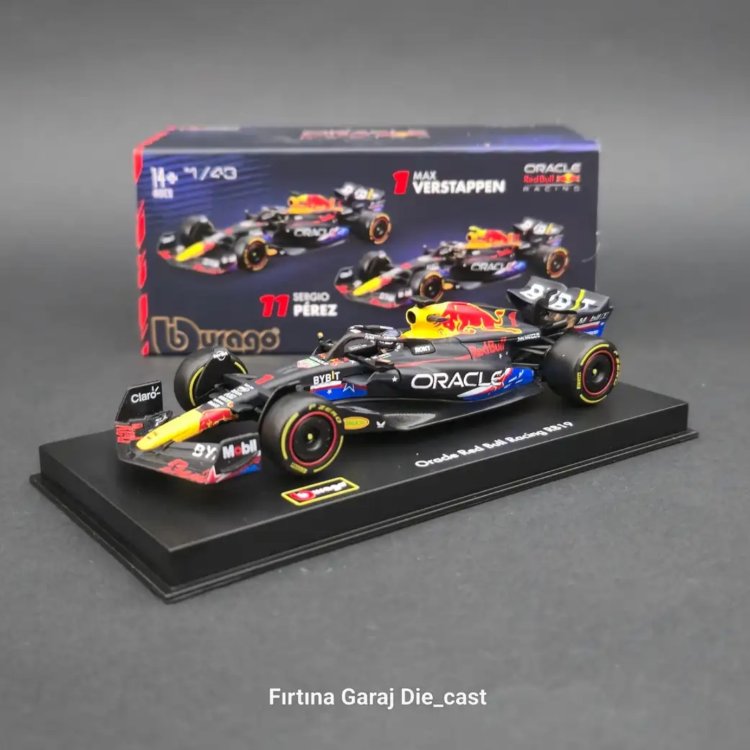 1:43 Redbull Oracle RB19 Max Verstappen 2023 Dünya Şampiyonu