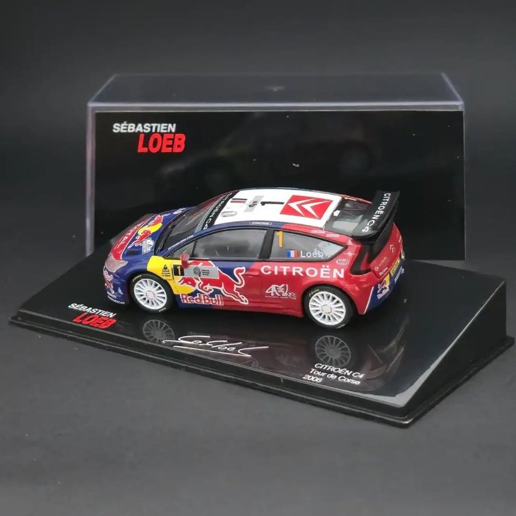 1:43 Citroen C4 WRC S.Loeb 2008 Dünya Ralli Şampiyonu 