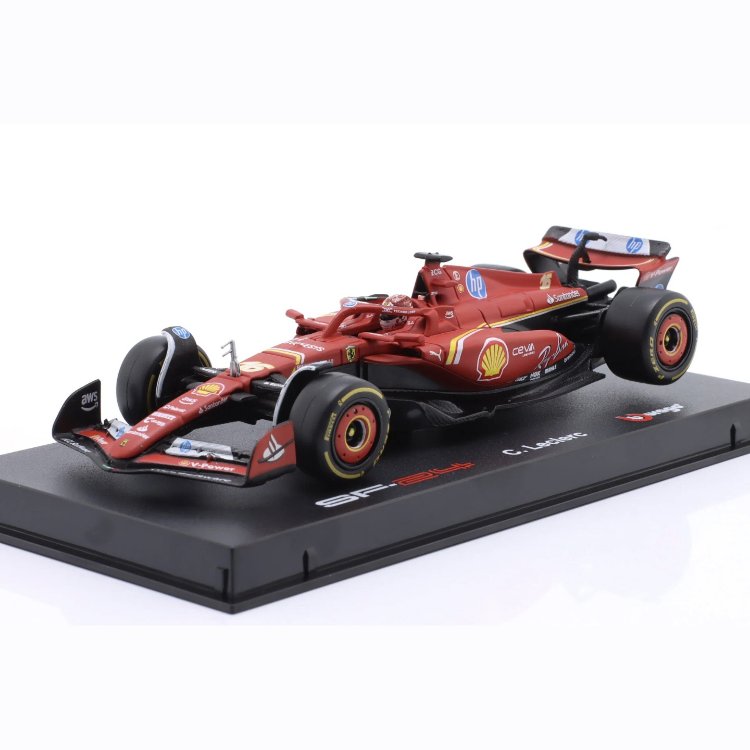 1:43 Ferrari SF24 Charles Leclerc 2024 Monaco GP Kazanan