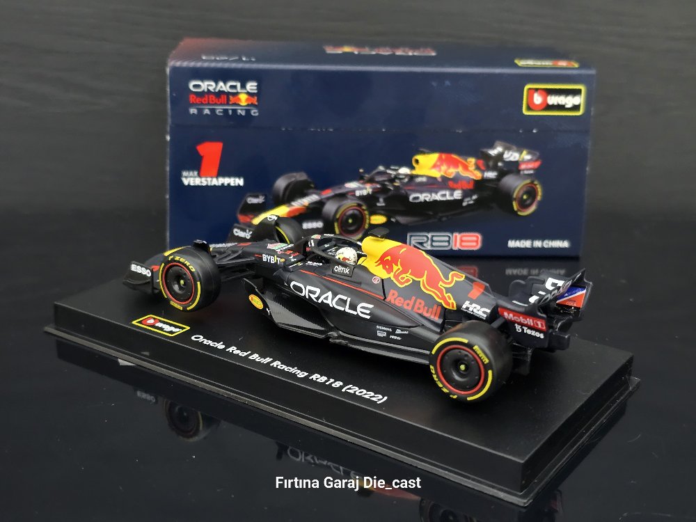 1:43 Redbull Oracle RB18 Max Verstappen 2022 Dünya Şampiyonu