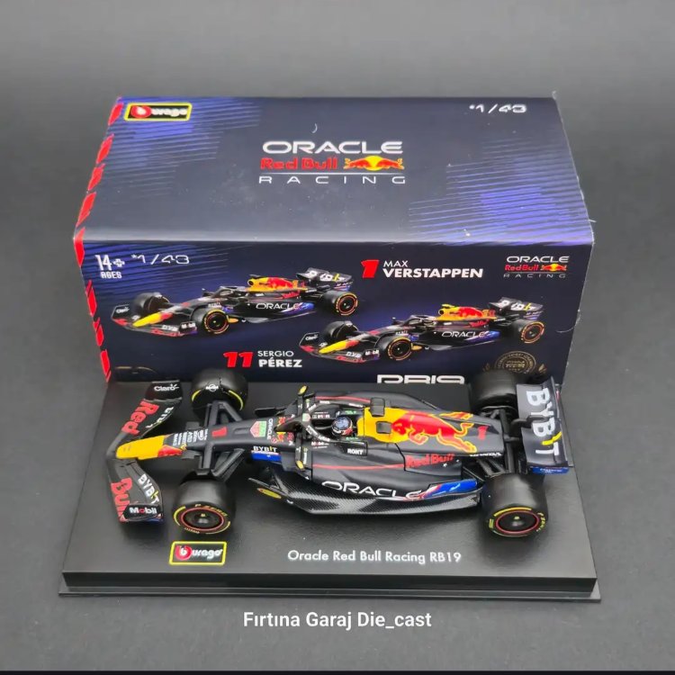 1:43 Redbull Oracle RB19 Max Verstappen 2023 Dünya Şampiyonu