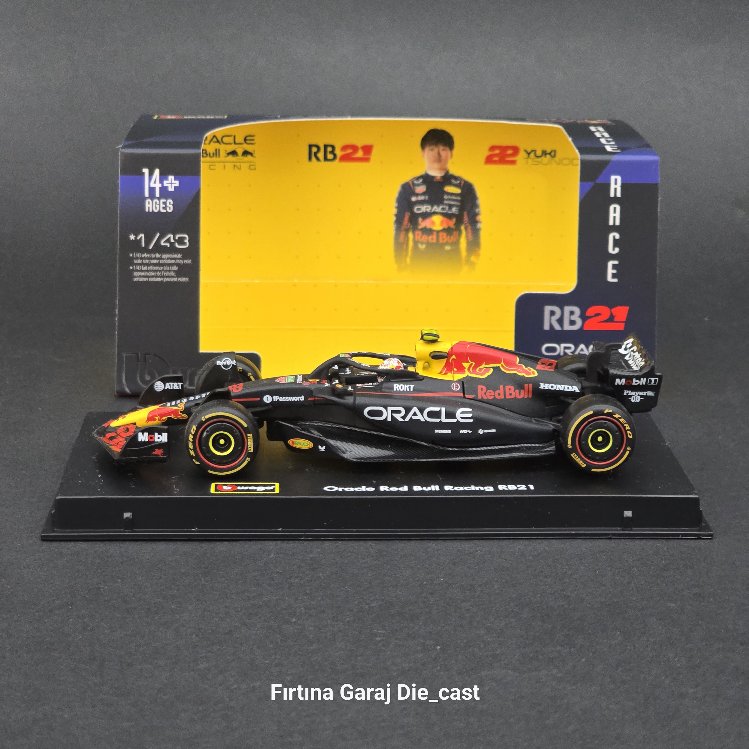 1:43 Redbull Oracle RB21 Yuki Tsunoda 2025