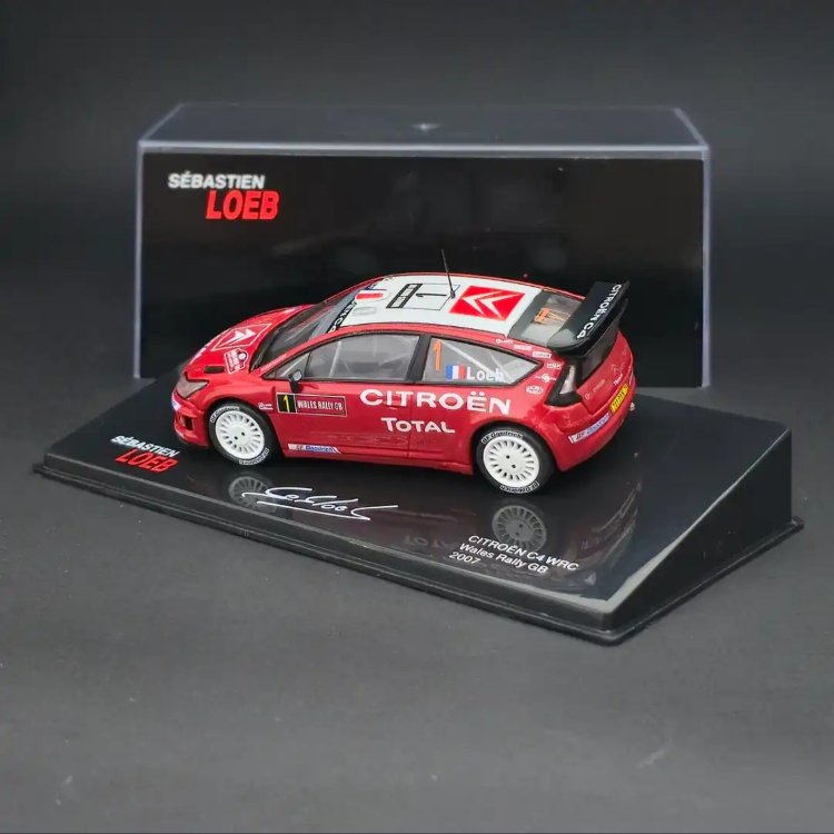 1:43 Citroen C4 WRC S.Loeb 2007 Dünya Ralli Şampiyonu 