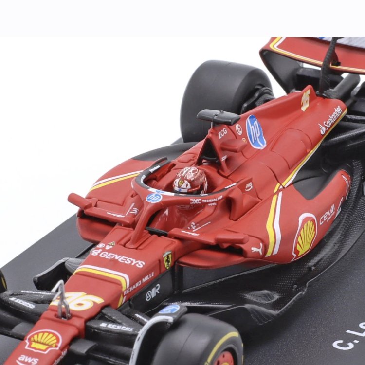 1:43 Ferrari SF24 Charles Leclerc 2024 Monaco GP Kazanan