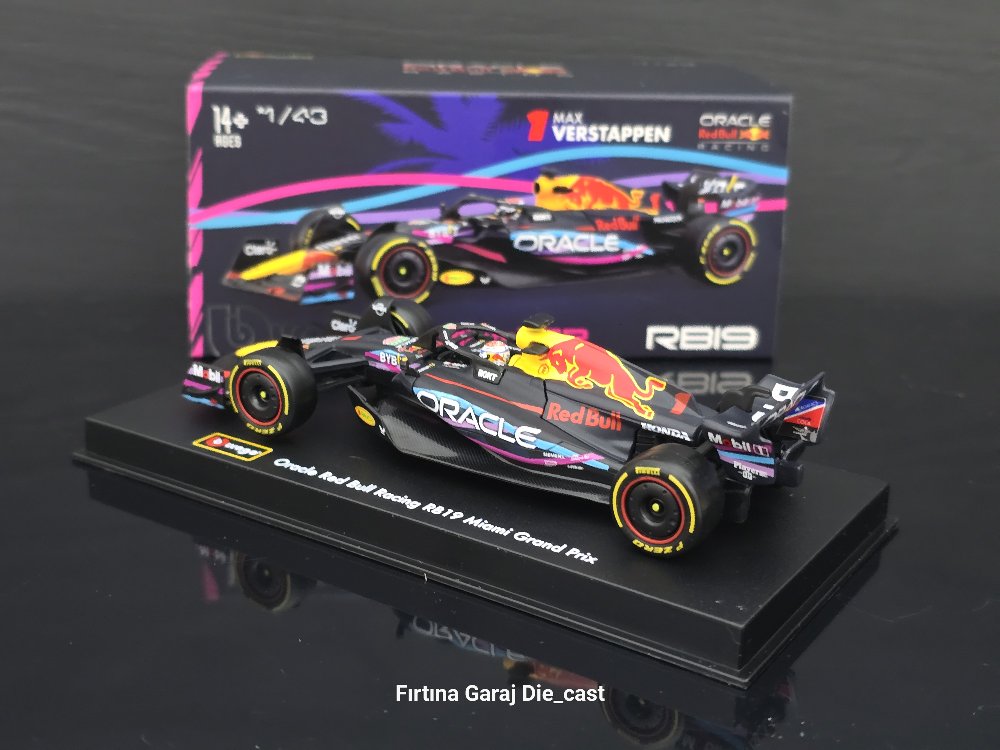 1:43 Redbull Oracle RB19 Max Verstappen 2023 Dünya Şampiyonu