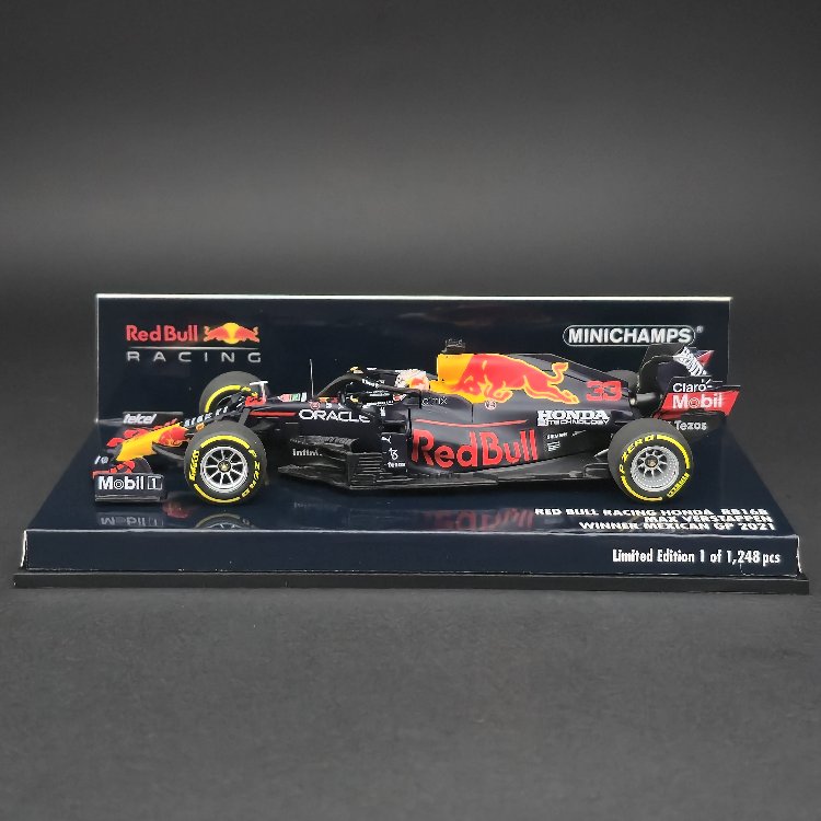 1:43 Minichamps Redbull Honda RB16B Max Verstappen 2021 Dünya Şampiyonu