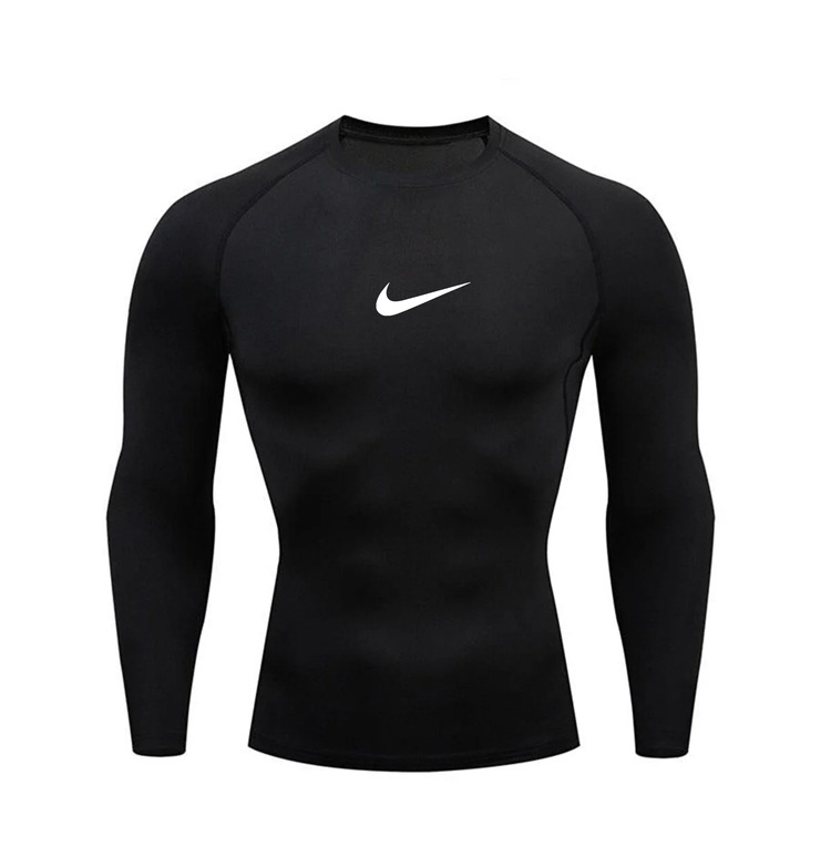 Nike Siyah Uzun Kollu Compression T-Shirt