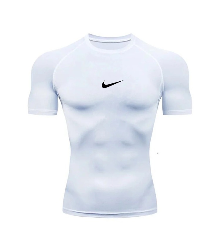 Nike Beyaz Kısa Kollu Compression T-Shirt
