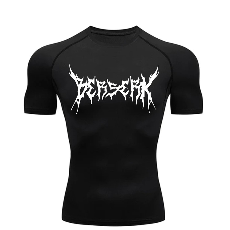Berserk v2 Siyah Kısa Kollu Compression T-Shirt