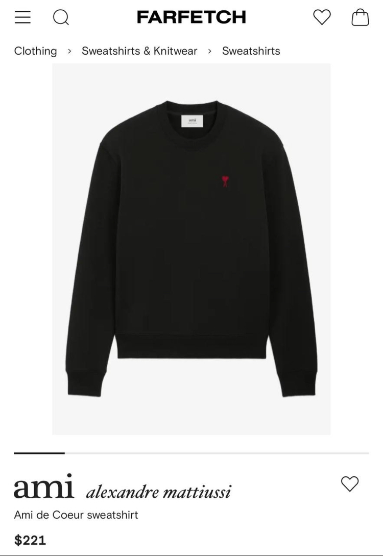 AMI İthal Sweatshirt Yeni Sezon