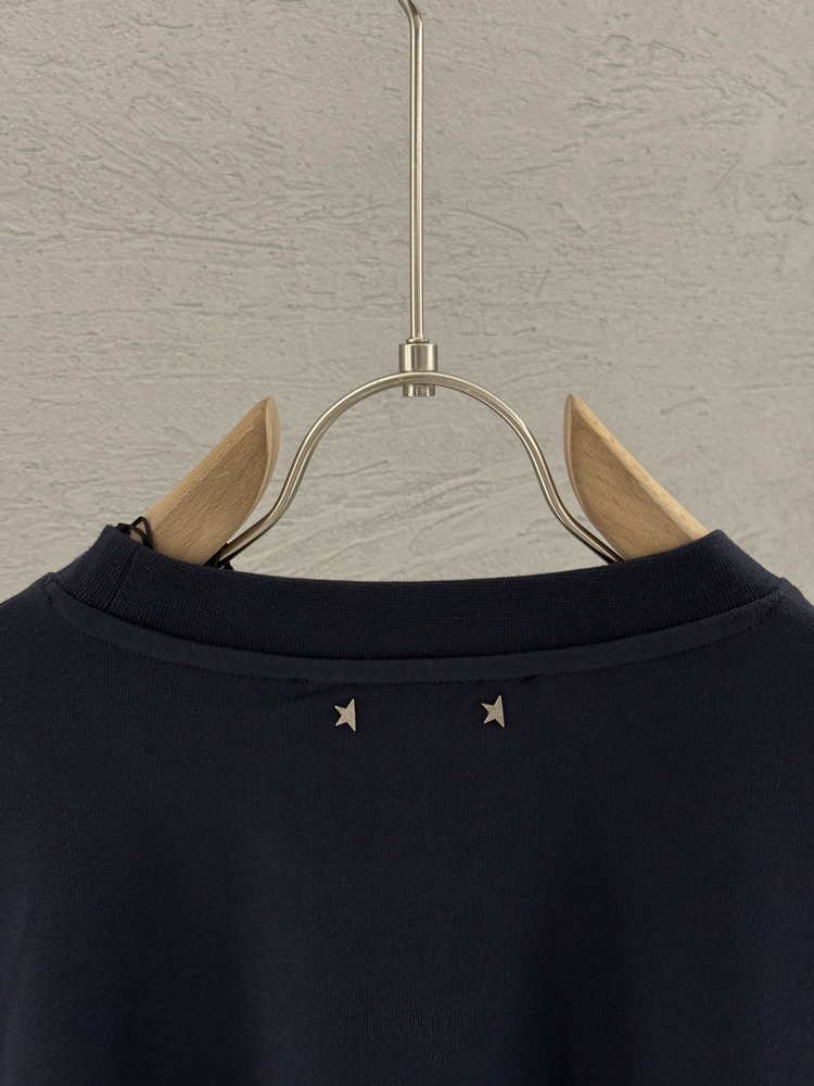 GOLDEN GOOSE Premium T Shirt (Lacivert-Oversize)