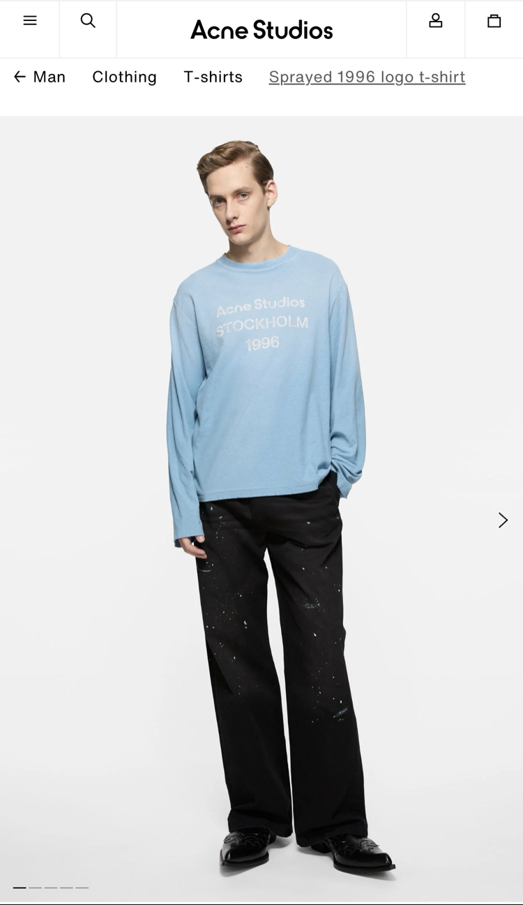 ACNE STUDIOS İthal Longsleeve
