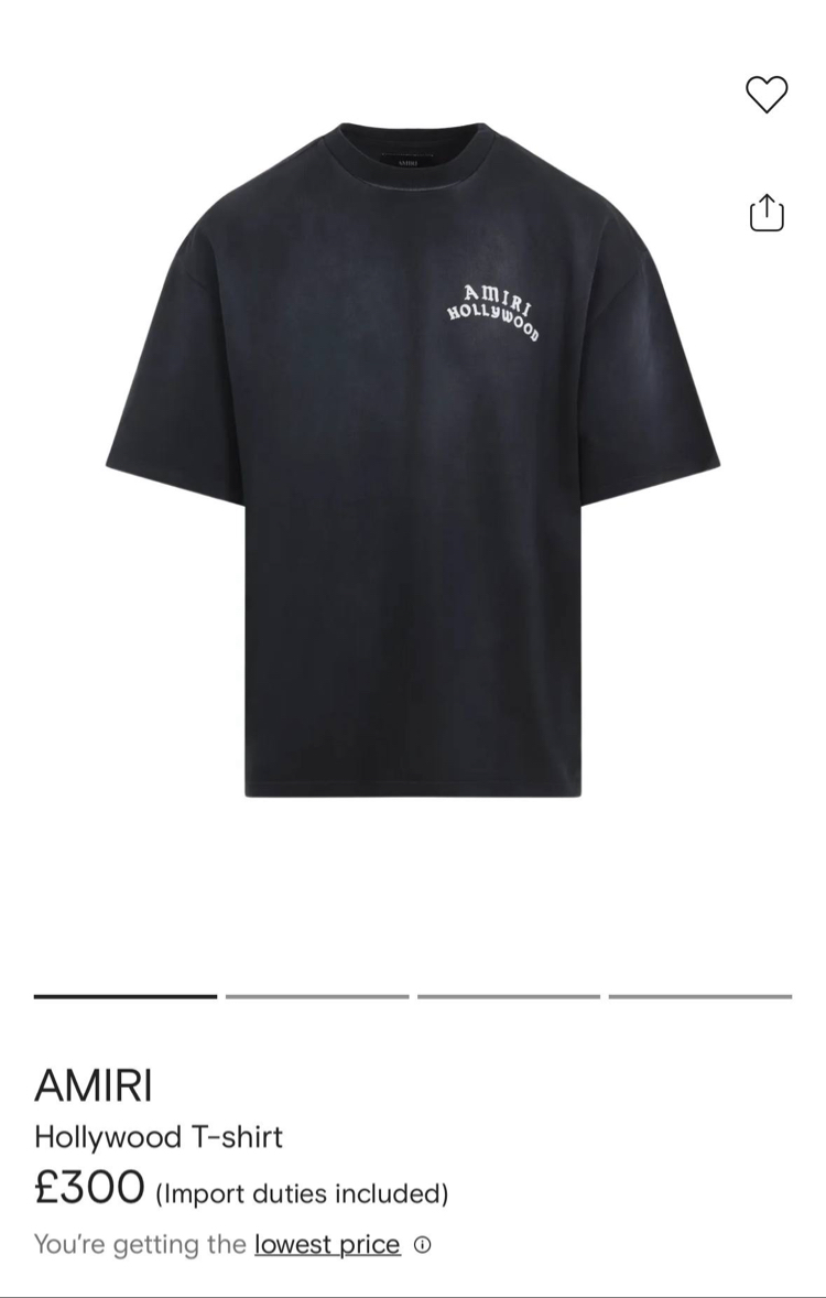 AMIRI Premium T Shirt