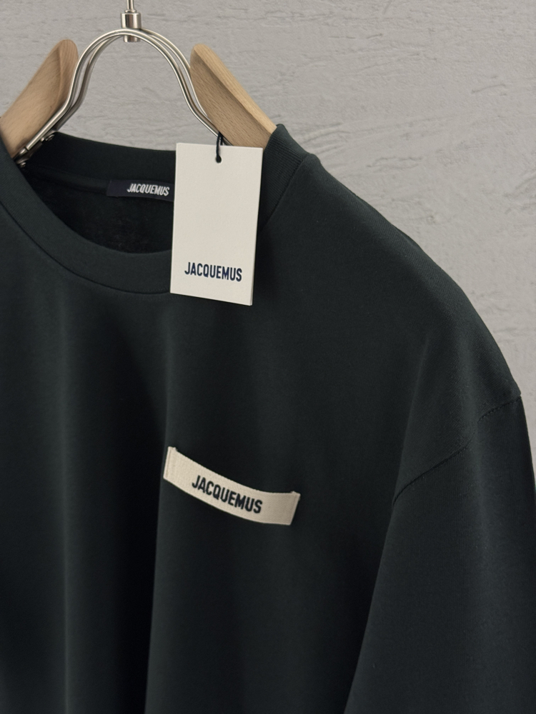 JACQUEMUS İthal T Shirt (Petrol Yeşili-Orijinal Kumaş-Özel Paket)