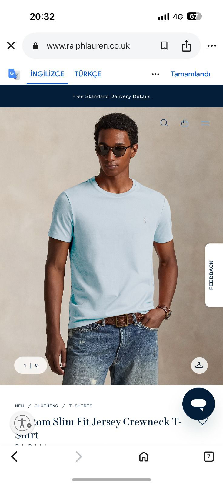 RLP Premium T Shirt (Slim-Fit)