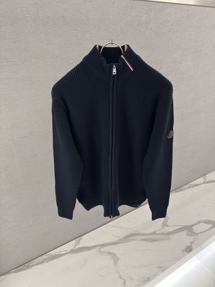 MONCLER İthal Full Zip Triko (Lacivert)