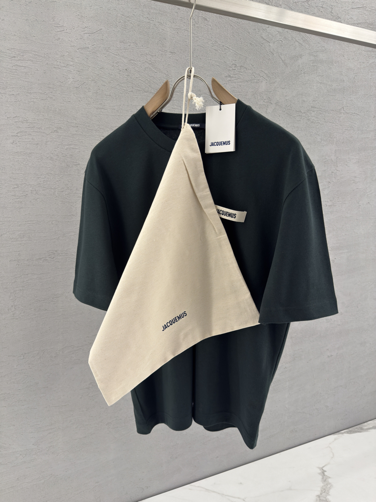 JACQUEMUS İthal T Shirt (Petrol Yeşili-Orijinal Kumaş-Özel Paket)