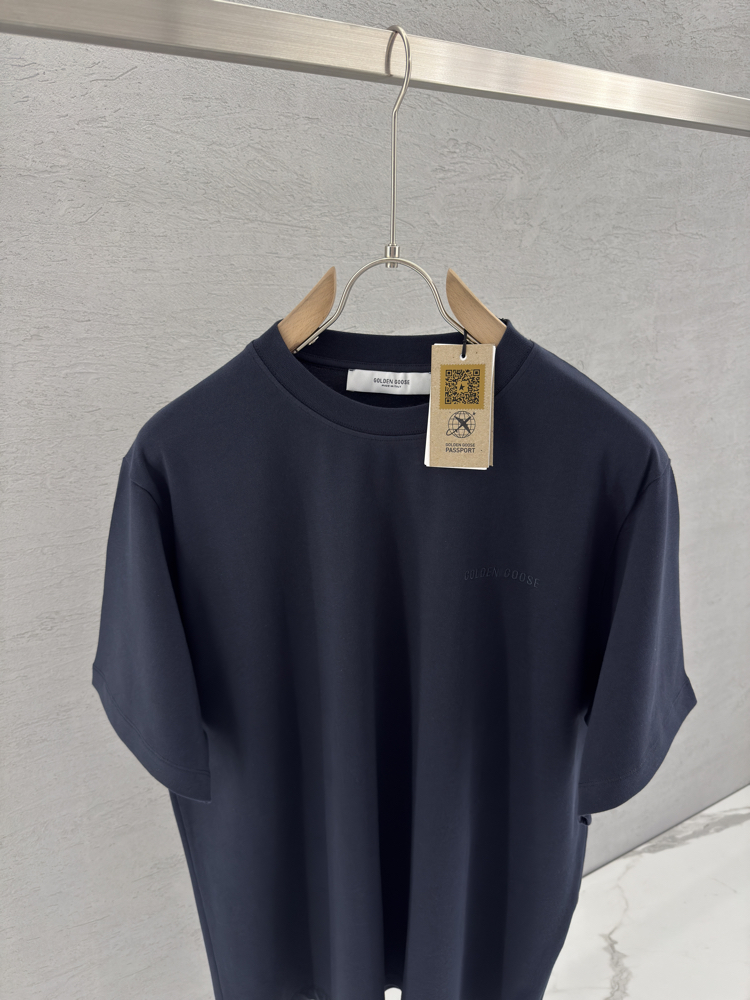 GOLDEN GOOSE Premium T Shirt (Lacivert-Oversize)