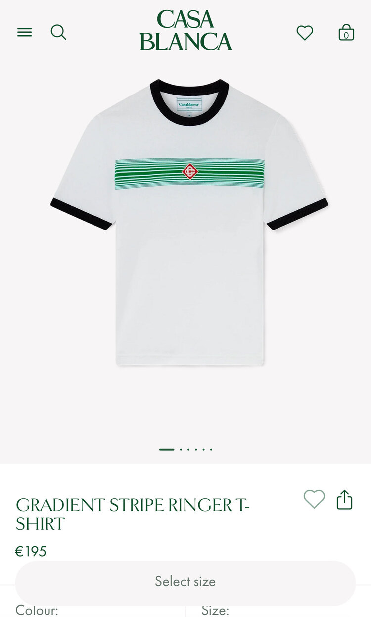 CASABLANCA Premium T Shirt