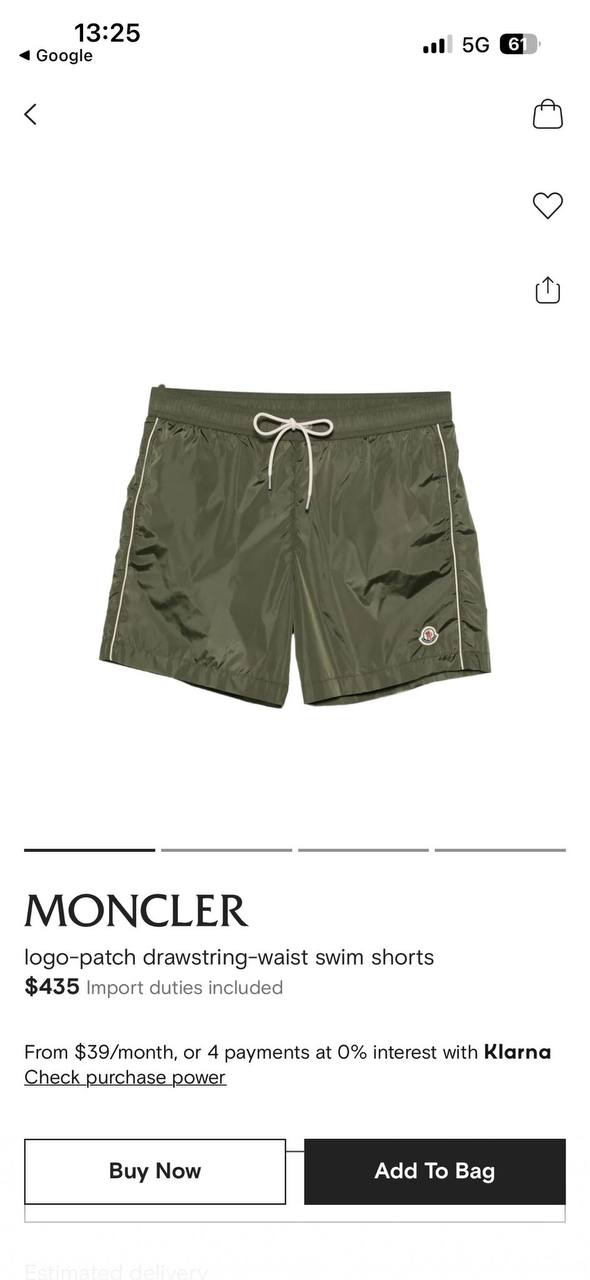 MONCLER İthal Deniz Şort