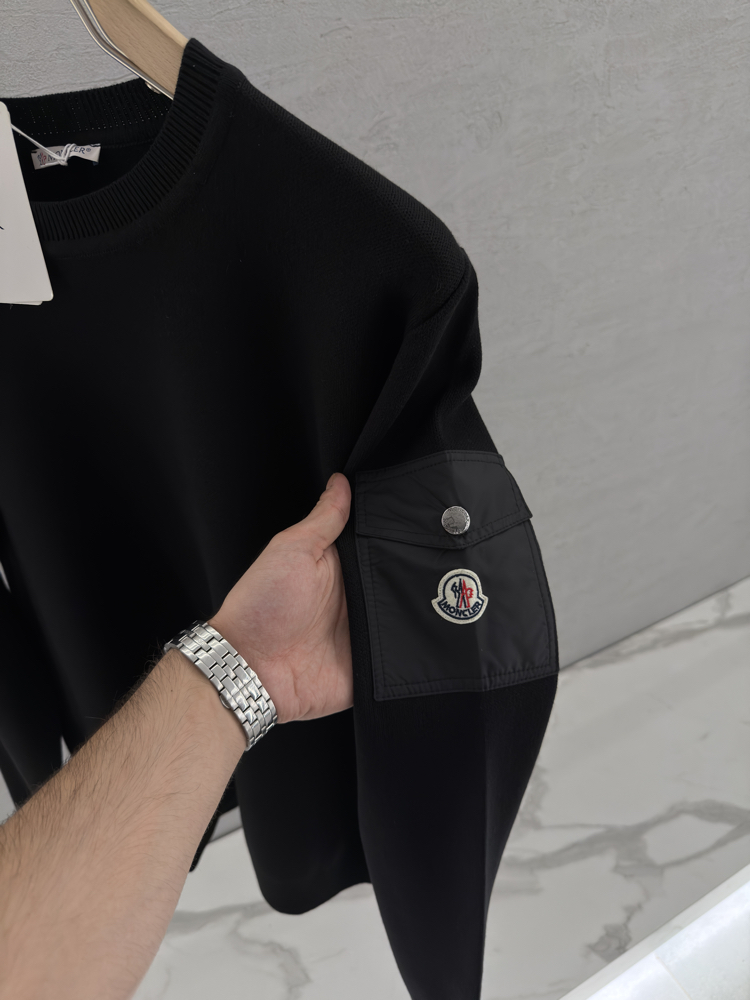 MONCLER Premium Triko Kazak (Siyah)