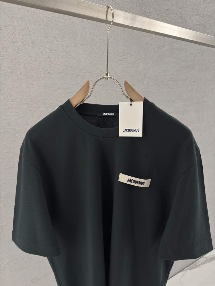JACQUEMUS İthal T Shirt (Petrol Yeşili-Orijinal Kumaş-Özel Paket)