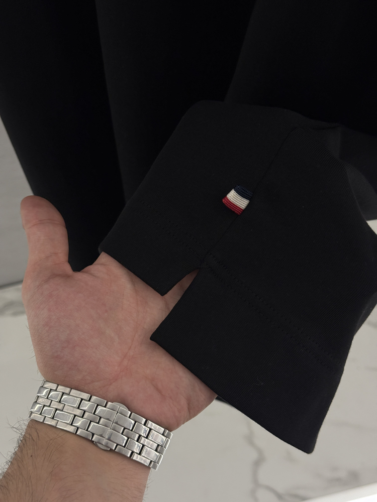MONCLER İthal T Shirt (Siyah-Özel Kumaş)