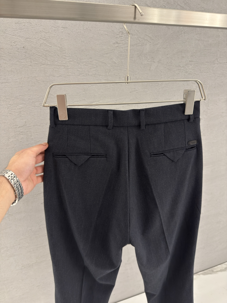 PRADA İthal Kumaş Pantolon (Regular Kalıp-Lacivert)