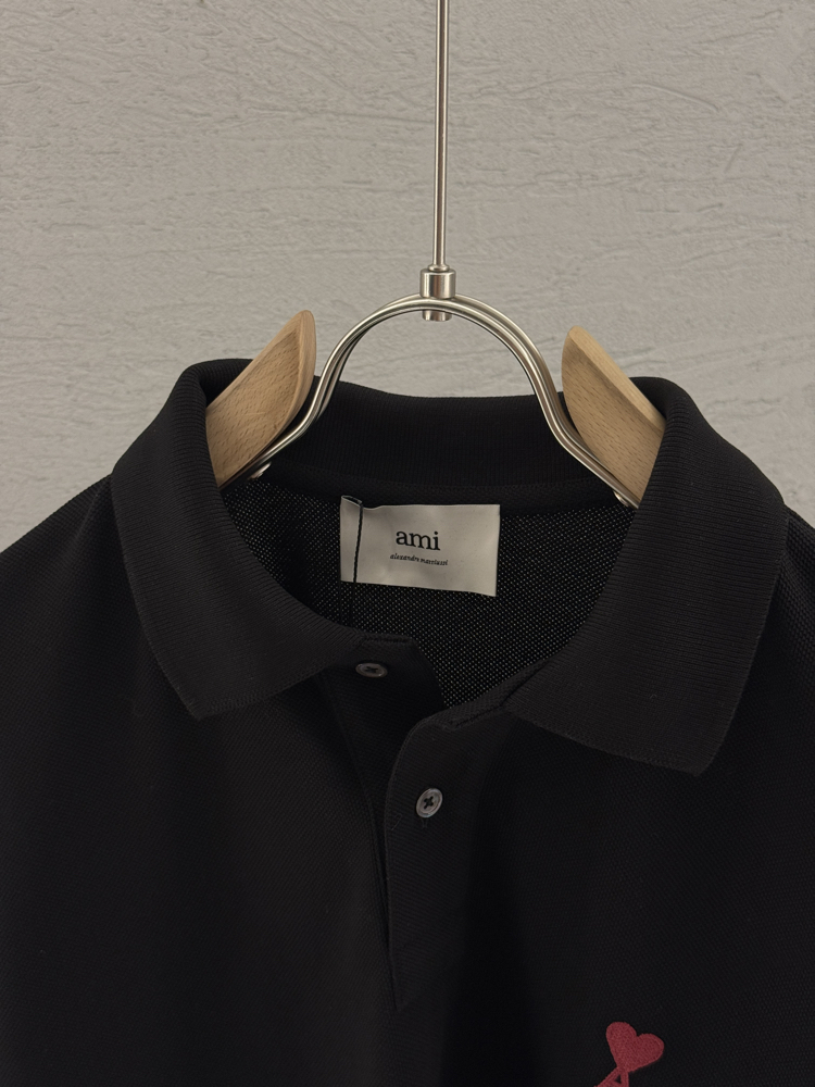 AMI Premium Polo Yaka (Siyah)
