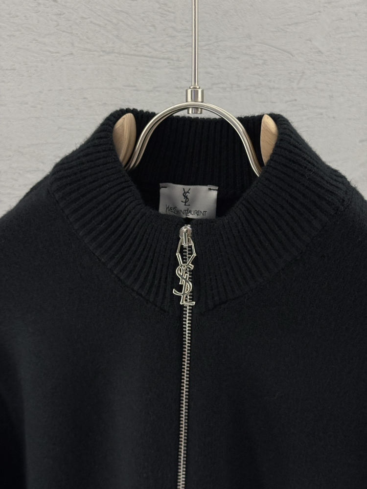 SAINT LAURENT İthal Full Zip (Siyah)