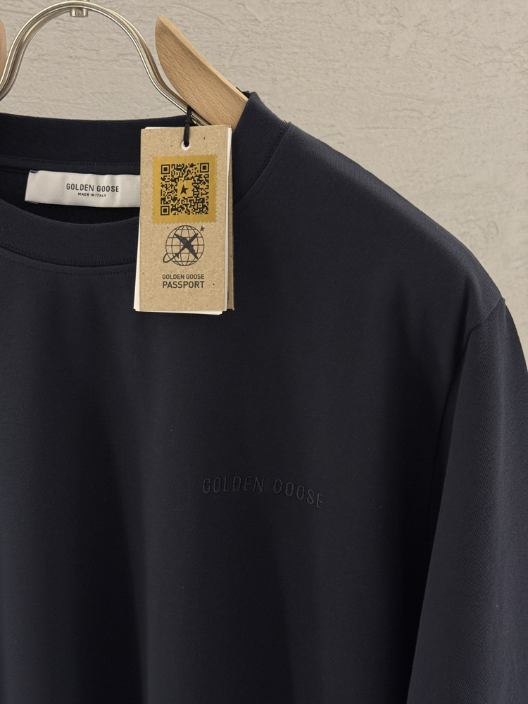 GOLDEN GOOSE Premium T Shirt (Lacivert-Oversize)