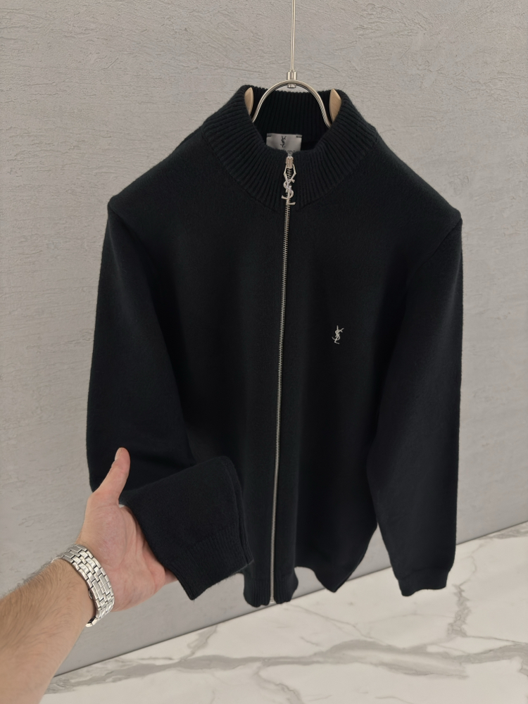 SAINT LAURENT İthal Full Zip (Siyah)