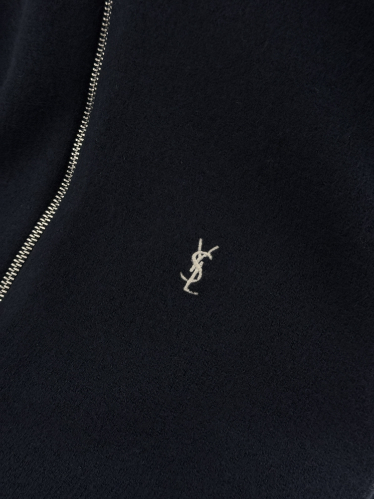 SAINT LAURENT İthal Full Zip (Lacivert)