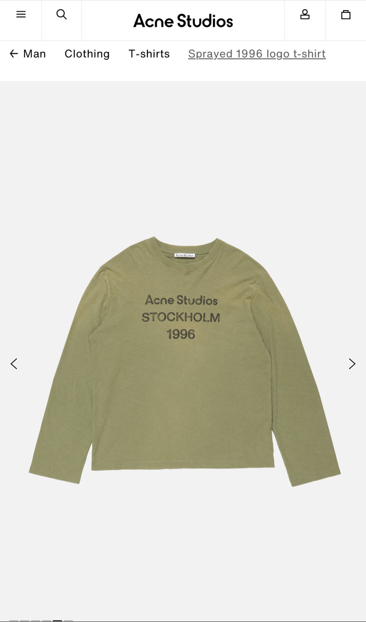 ACNE STUDIOS İthal Longsleeve