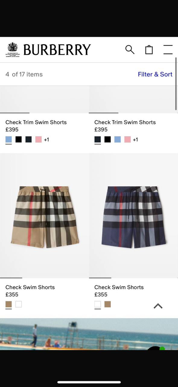 BURBERRY İthal Deniz Şortu 