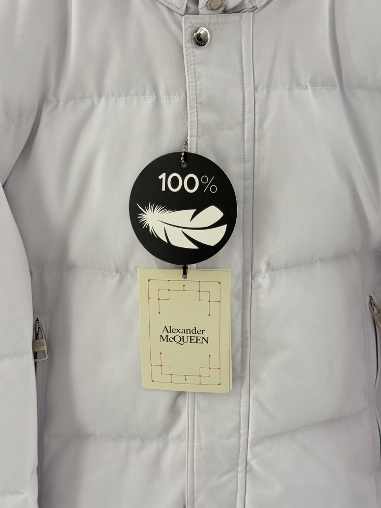 MCQUEEN İthal %100 Kaz Tüyü Mont (Şapkalı)