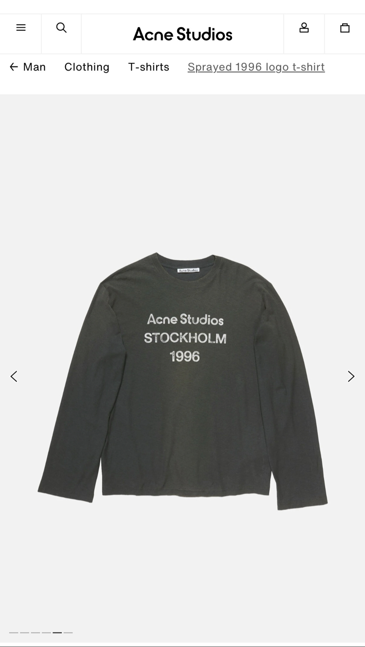 ACNE STUDIOS Premium Longsleeve