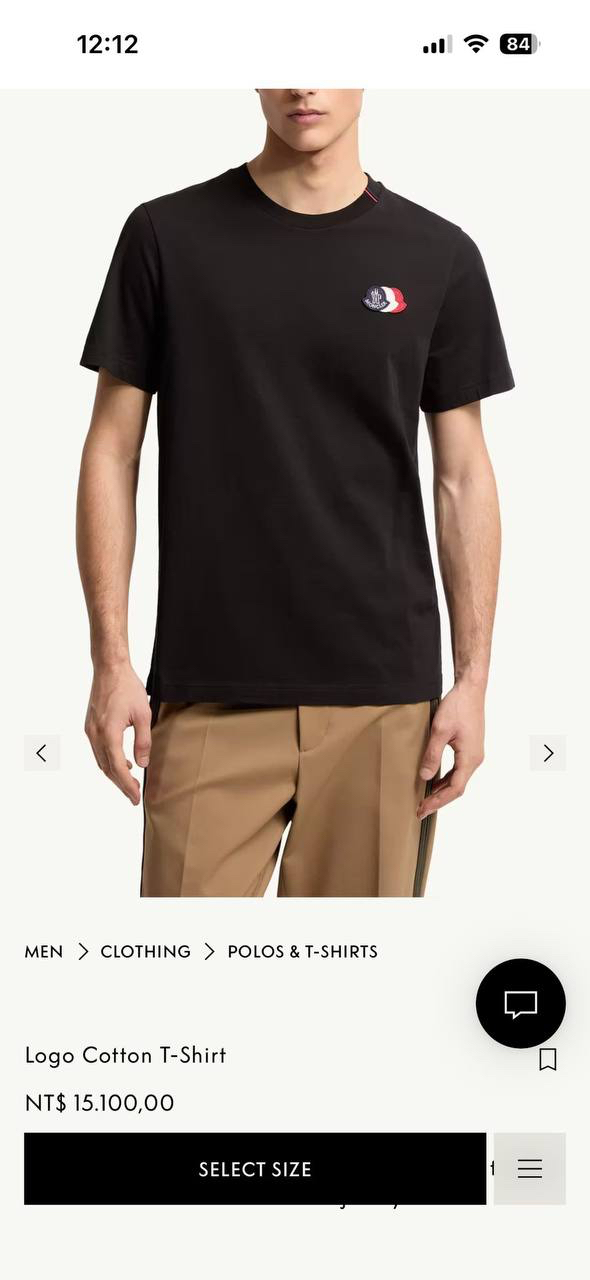 MONCLER İthal T Shirt (Özel Kumaş)