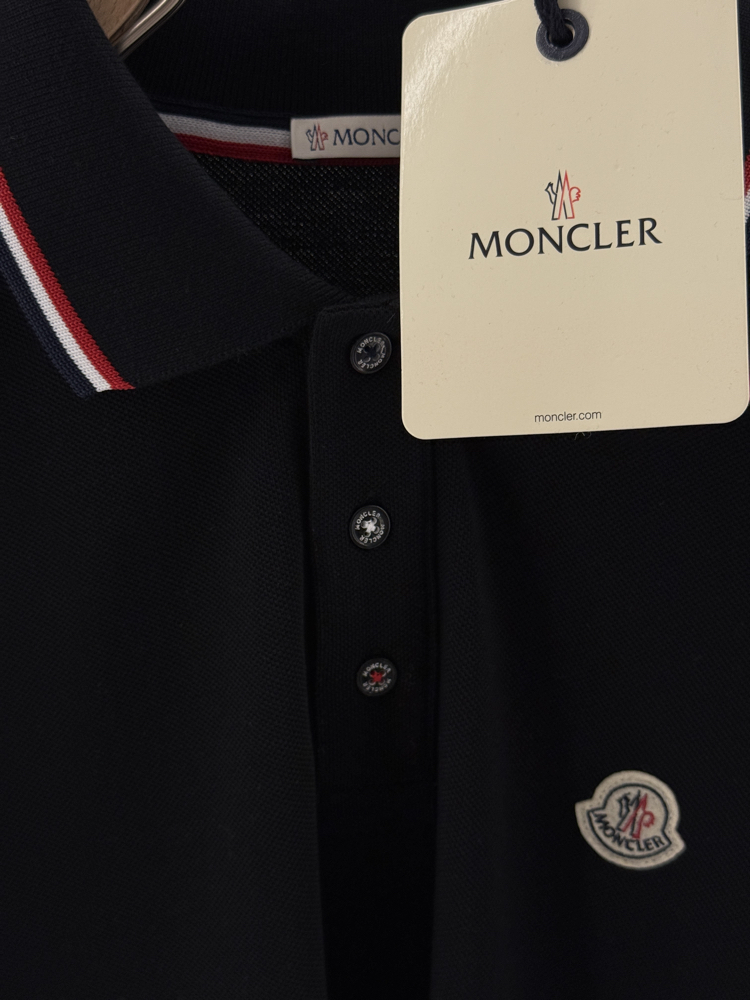 MONCLER Premium Polo Yaka (Siyah-Slim Fit)