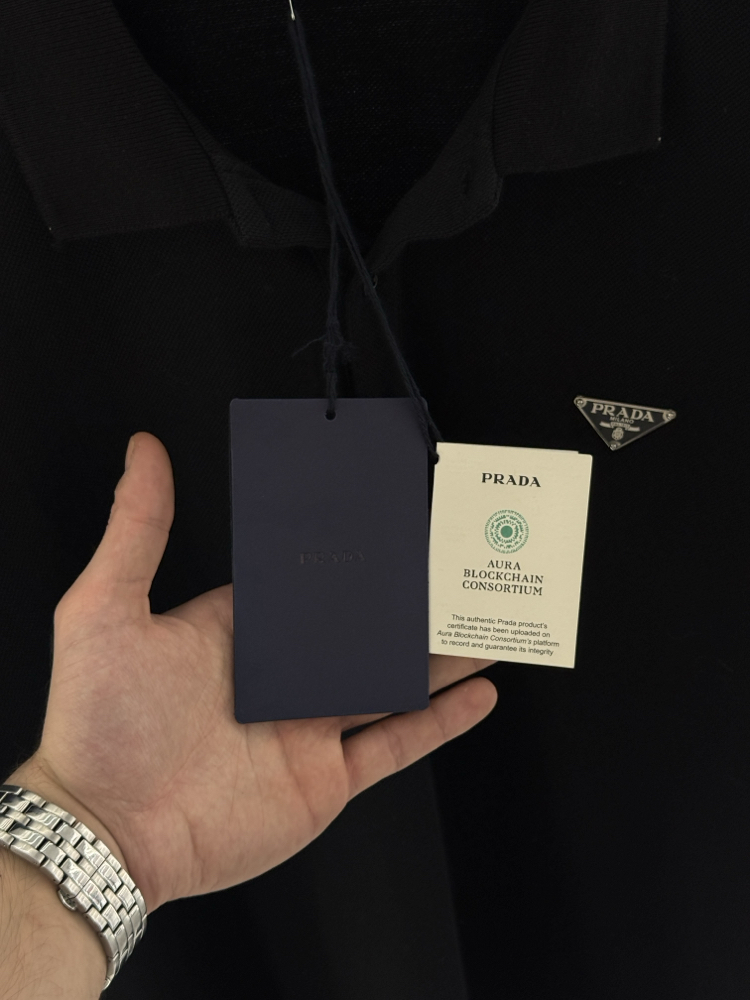 PRADA Premium Polo Yaka (Siyah)