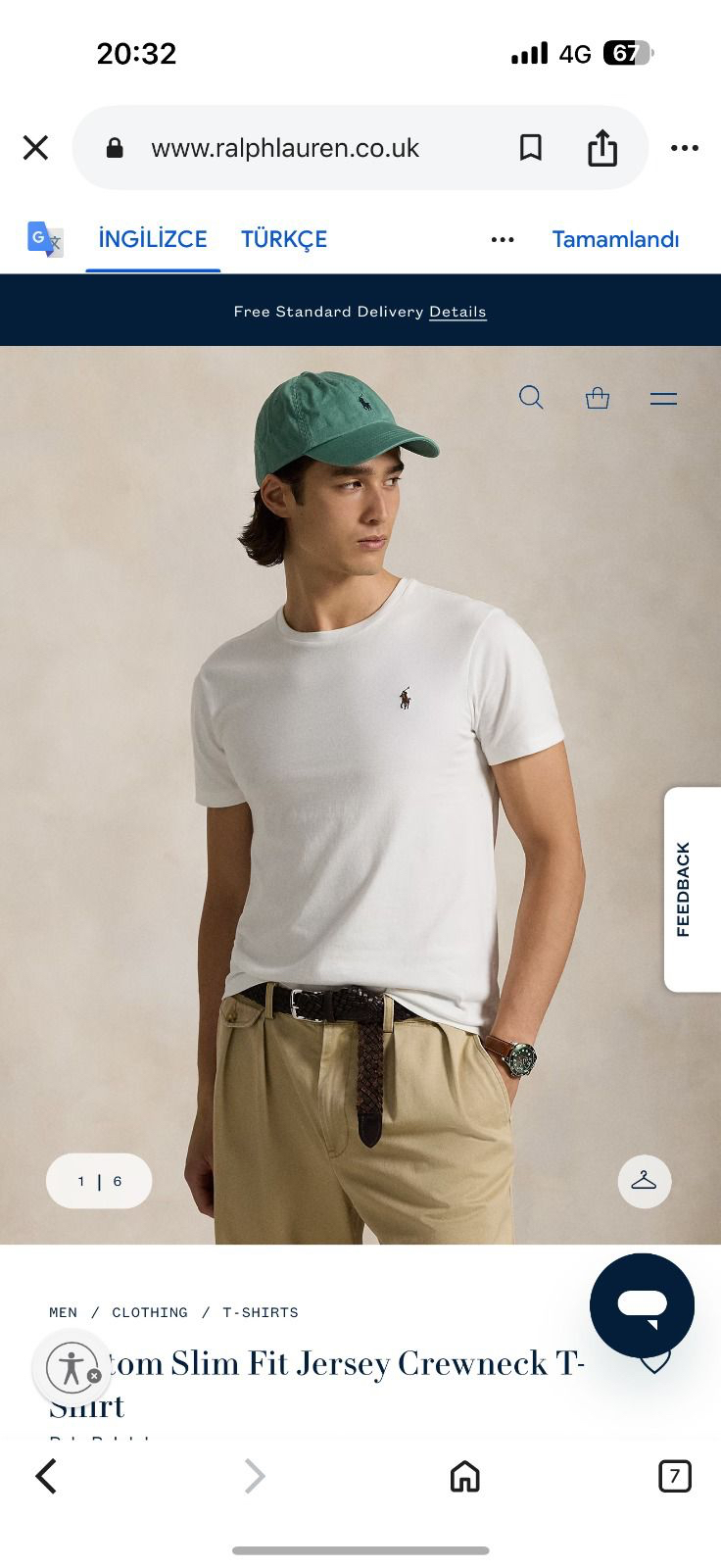 RLP Premium T Shirt (Slim-Fit)
