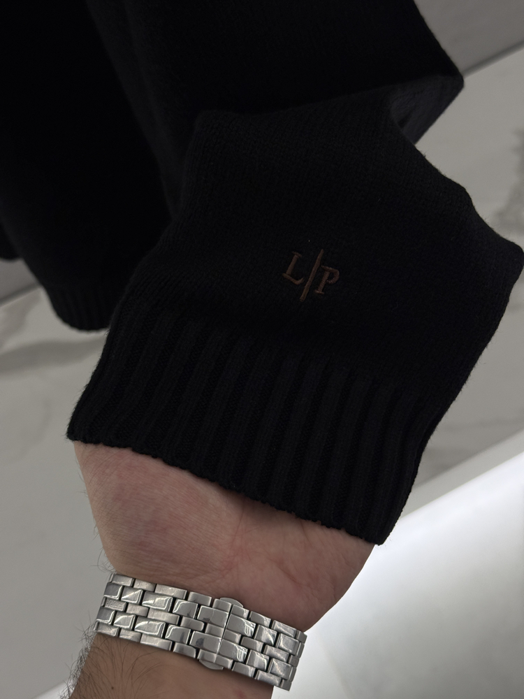 LORO PIANA Premium Half Zip (Siyah)