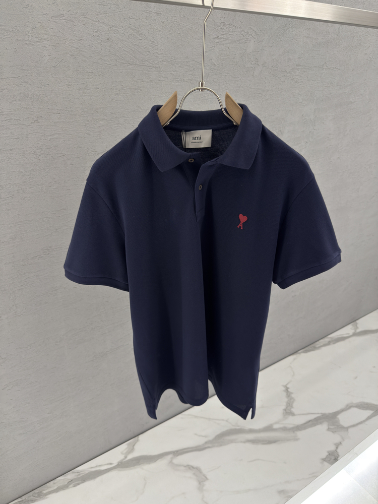 AMI Premium Polo Yaka (Lacivert)