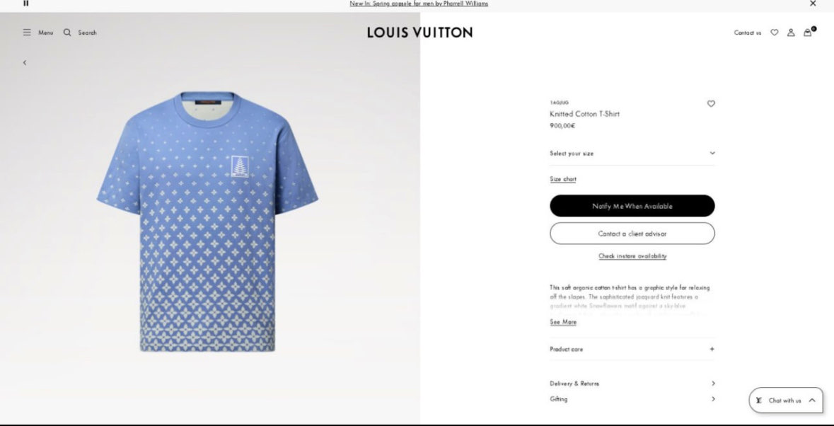 LOUIS VUITTON Triko Premium (İTHAL)