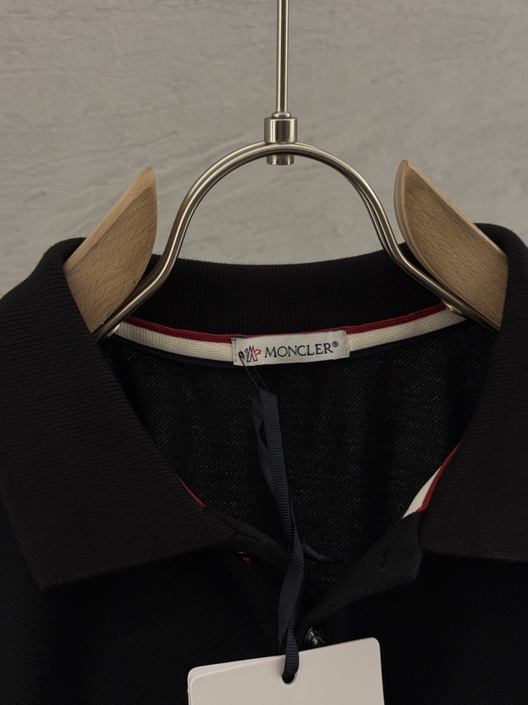 MONCLER Premium Polo Yaka (Siyah)